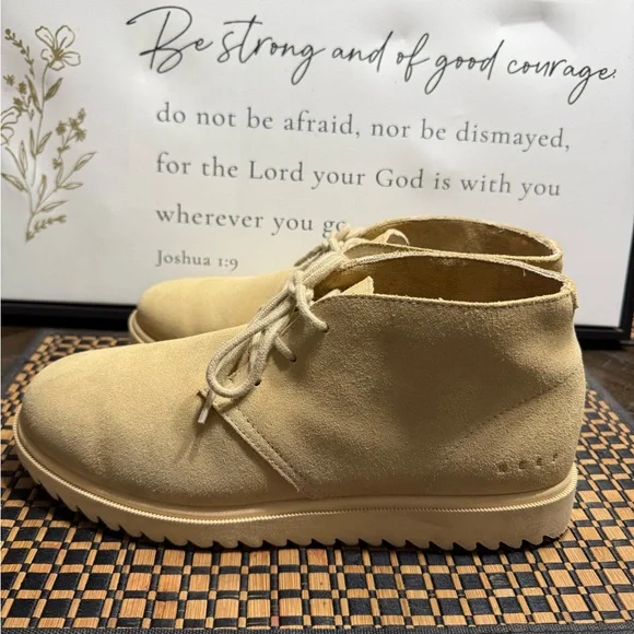 Reef Men's Chukka Boots in Tan Suede SZ 12–Box13